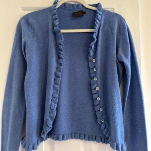 blue cashmere sweater
